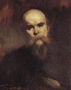 Eugene Carriere Portrait of Paul Verlaine oil painting artist